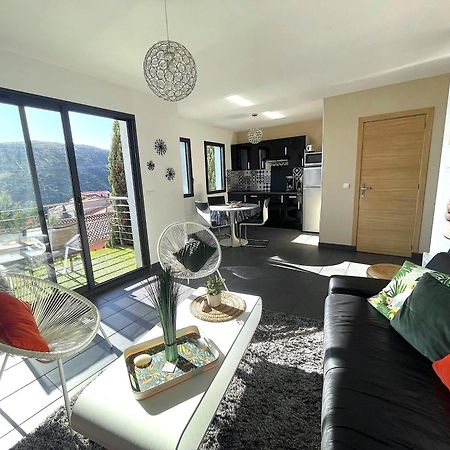 Residence Costa Vermella, Vue Mer Et Montagne Au Calme Cerbère Kültér fotó