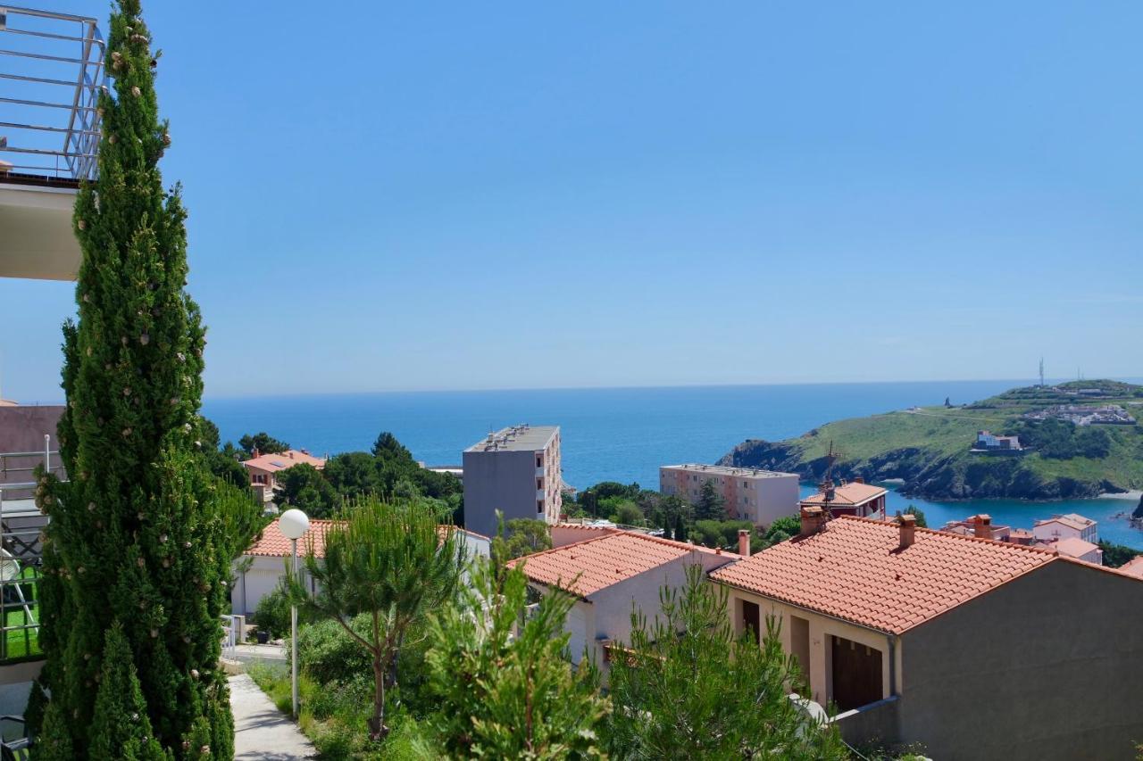 Residence Costa Vermella, Vue Mer Et Montagne Au Calme Cerbère Kültér fotó