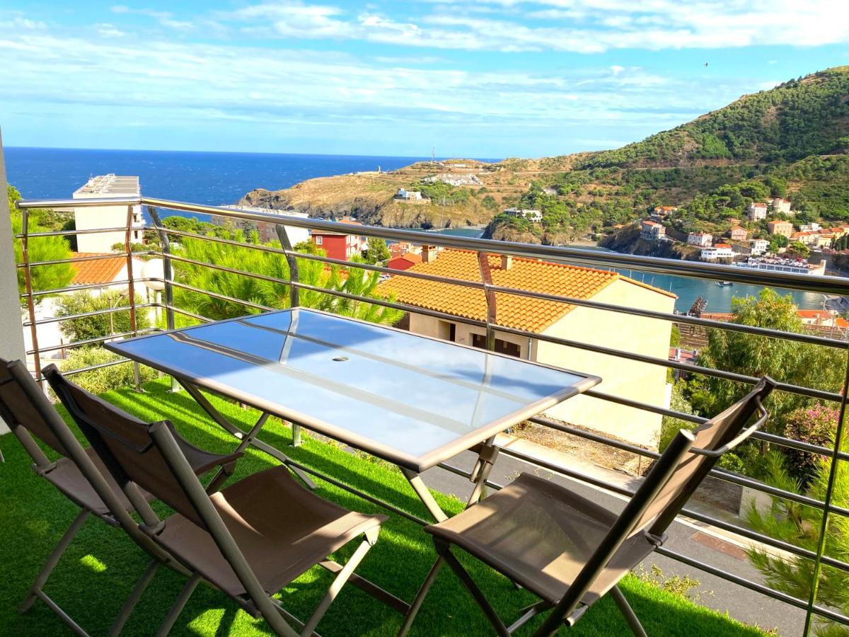 Residence Costa Vermella, Vue Mer Et Montagne Au Calme Cerbère Kültér fotó