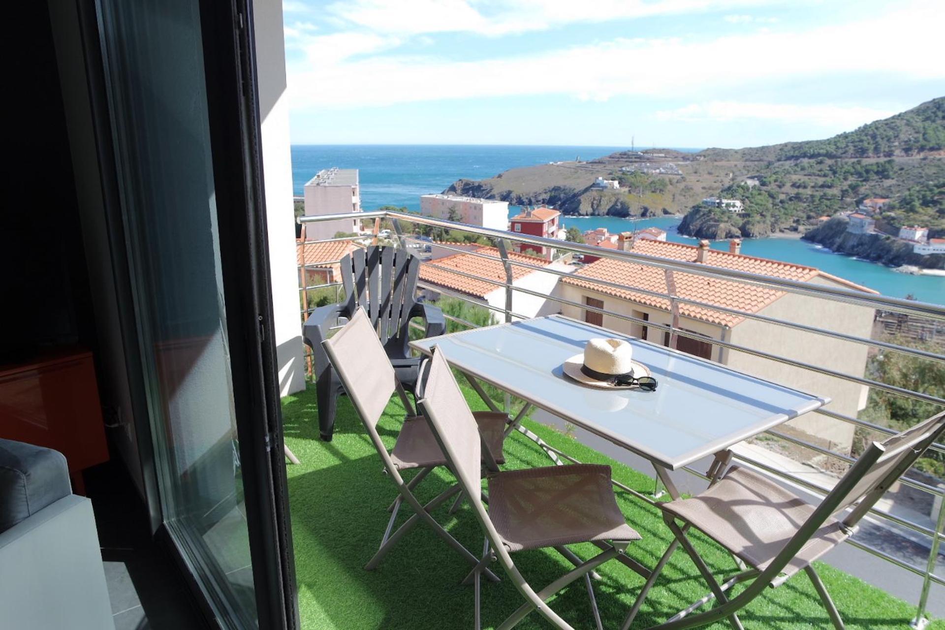 Residence Costa Vermella, Vue Mer Et Montagne Au Calme Cerbère Kültér fotó